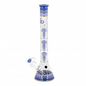 Grace Glass | 3x tree perculator bong (48cm)