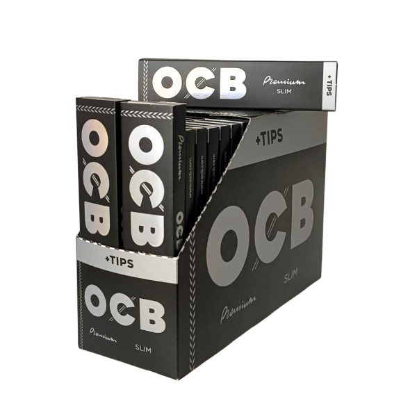 OCB | Displaylåda Premium Slim + Tips (32st)