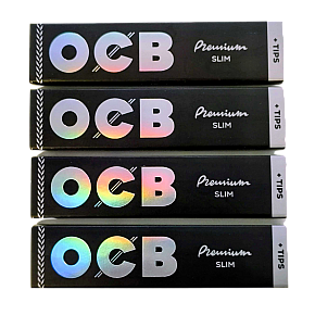 OCB | Premium Slim + Tips ( x4)