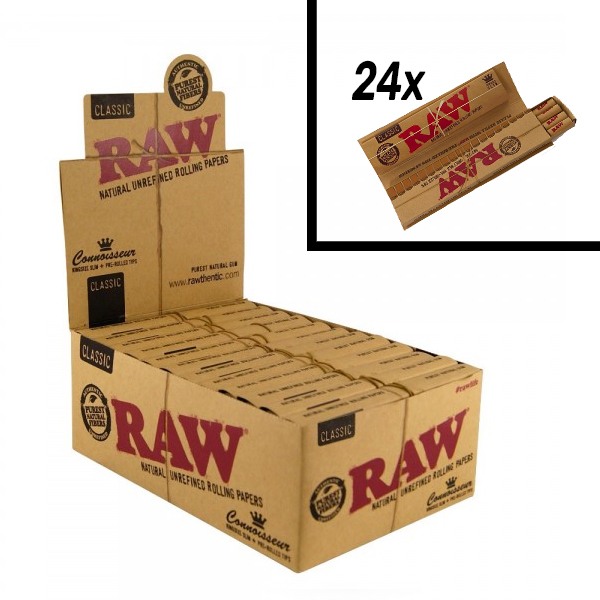 RAW | Displaylåda Connoisseur KS Slim+ Färdiga Filter (24st)