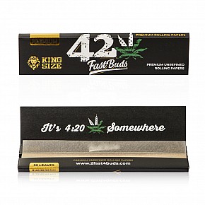 Fast Buds | KS Premium Unrefined Rolling Paper