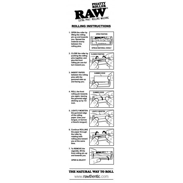 RAW | Phatty Roller Rullmaskin (125 mm)
