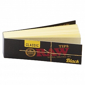 RAW | Black Tips (50pcs)