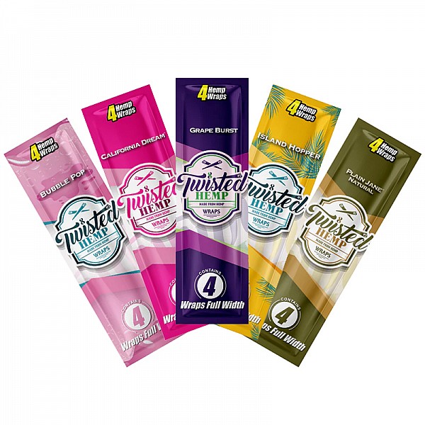 Twisted Hemp | Hemp Wraps (4-pack)