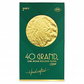 40 Grand | 24K Gold Rolling Paper (2 sheets)