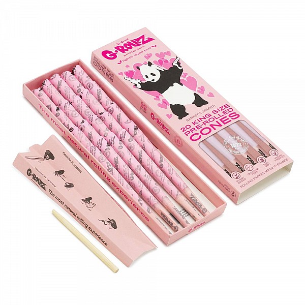 G-Rollz | Banksy Pink Pre-rolled Hemp Cones (20st)
