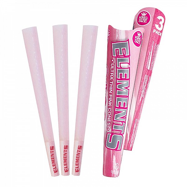 Elements | Pink Cones 3-pack (King-Size)