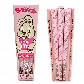 G-Rollz | Banksy Graffiti Thug for life Pink 3ks Cones