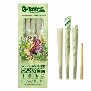 G-ROLLZ | Colossal Dream Organic Green Hemp Cones (20pcs)