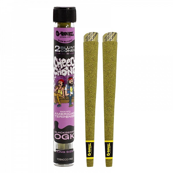 G-Rollz | Cheech & Chong 2x Terpene Infused Blunt Cones Blacberry OGK