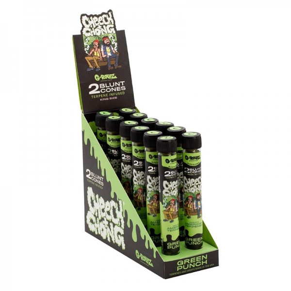 G-Rollz | Cheech & Chong 2x Terpene Infused Blunt Cones Green Punch