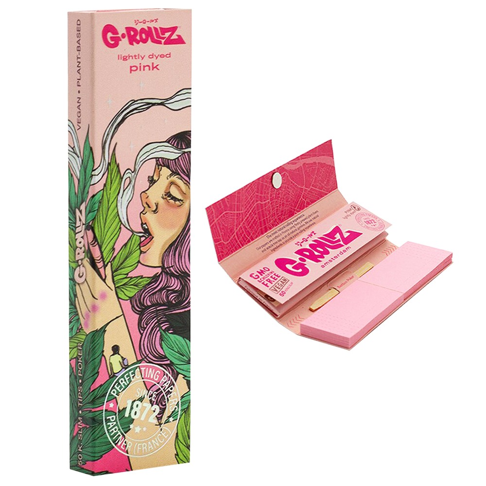 G-Rollz Collector Mushroom Lady Pink Paper + Tips