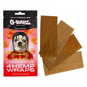 G-Rollz | 4x Strawberry Flavored Hemp Wraps