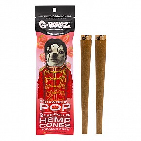 G-Rollz | 2x Strawberry Flavored Pre-Rolled Hemp