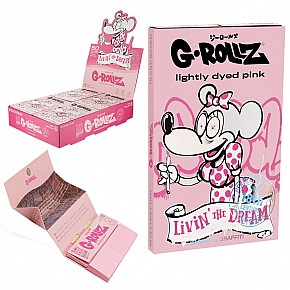 G-Rollz | Banksy's Graffiti 'Livin' The Dream' Pink 50 1 1/4