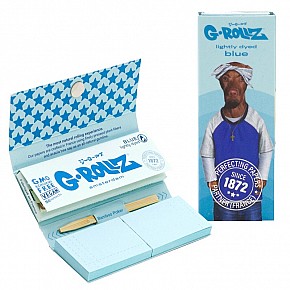 G-Rollz | Pets Rock Lightly Dyed Blue 50 1 1/4 Papers + Tips