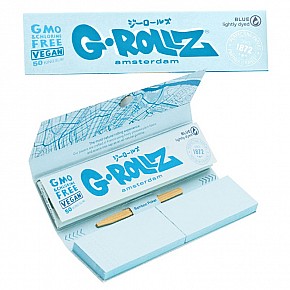 G-Rollz | Lightly Dyed Blue 50KS + Tips