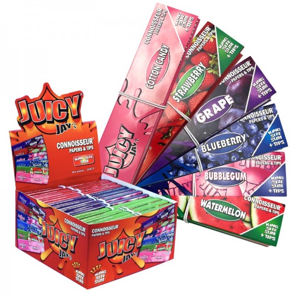 Juicy | Connoisseur + Tips Mixed Display Box (24st)