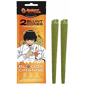 G-Rollz | Bloody Orange Terpene Infused Blunt Cones (2-pack)
