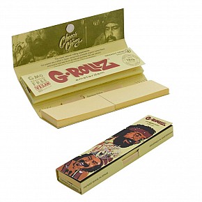 G-ROLLZ |  Cheech & Chong(TM) Vintage Faces Organic HempKS Slim Papers + Tips
