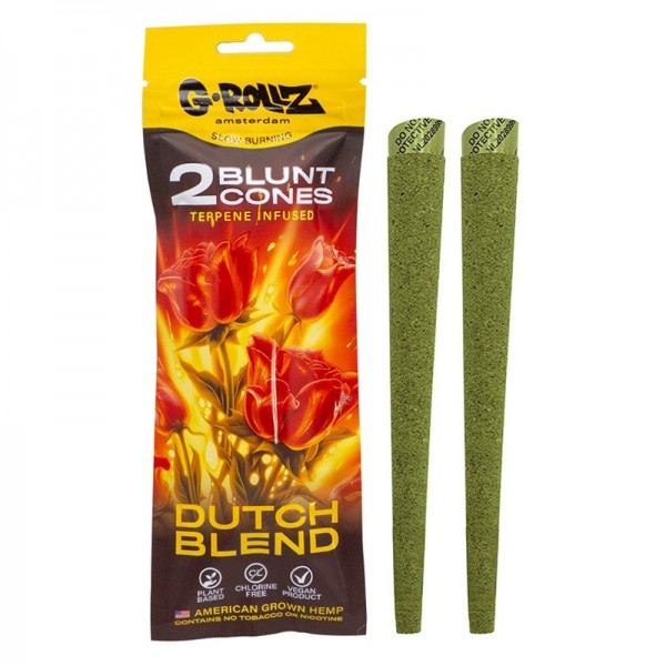 G-Rollz | Dutch Blend Infused Pre-rolled Hemp Cones (2-pack)