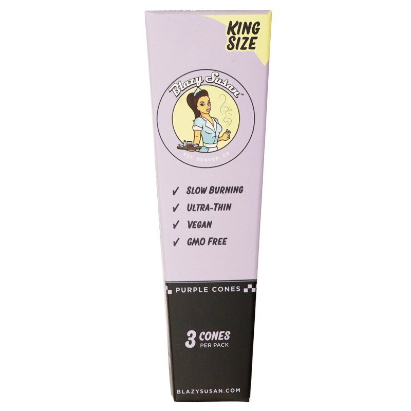 Blazy Susan | Purple Paper Cones King Size (3-pack)