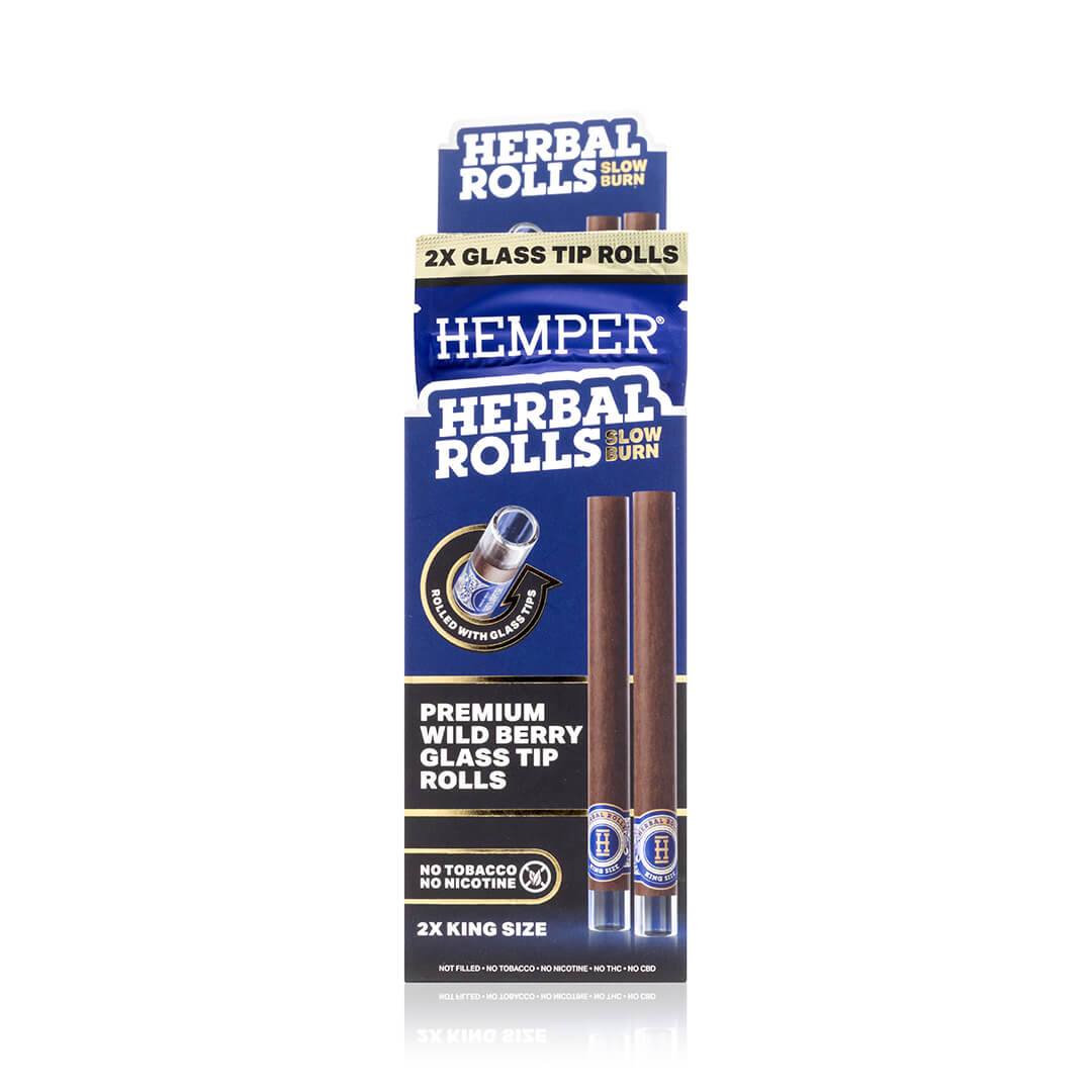Hemper | King Size Rolls med Glasfilter (2-pack)