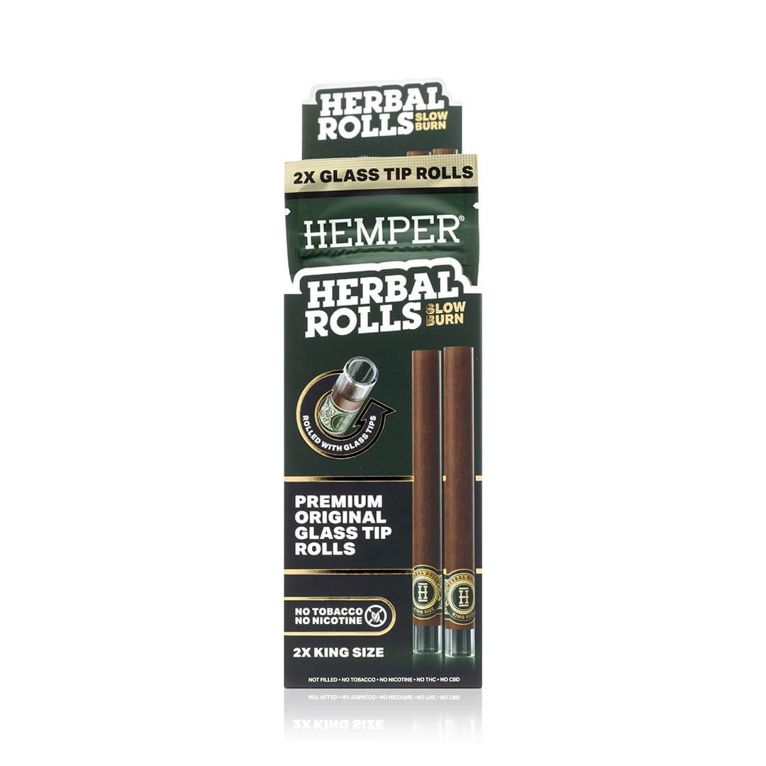 Hemper | King Size Rolls med Glasfilter (2-pack)