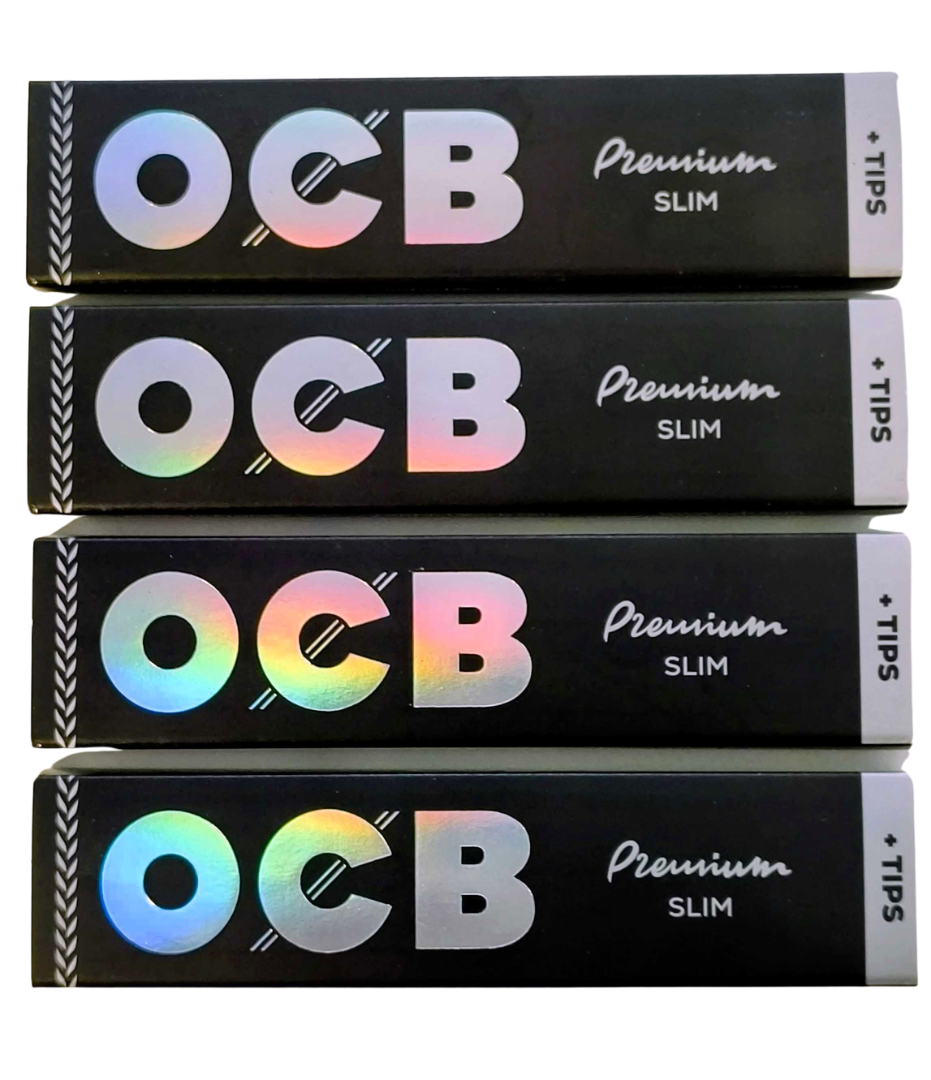 OCB | Premium Slim + Tips ( x4)
