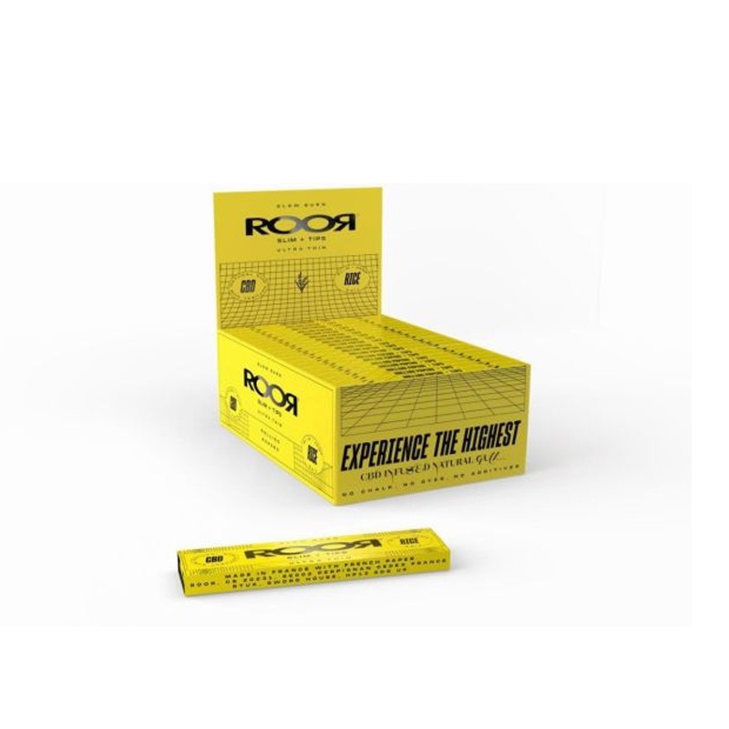 RooR | CBD Combi Pack Slow Burn Ultra Thin Rice + Filter