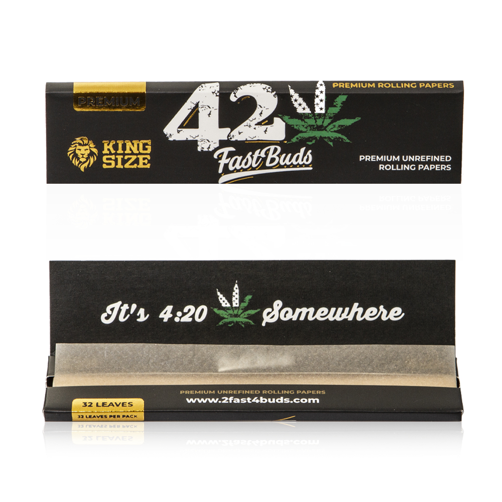 Fast Buds | KS Premium Unrefined Rolling Paper
