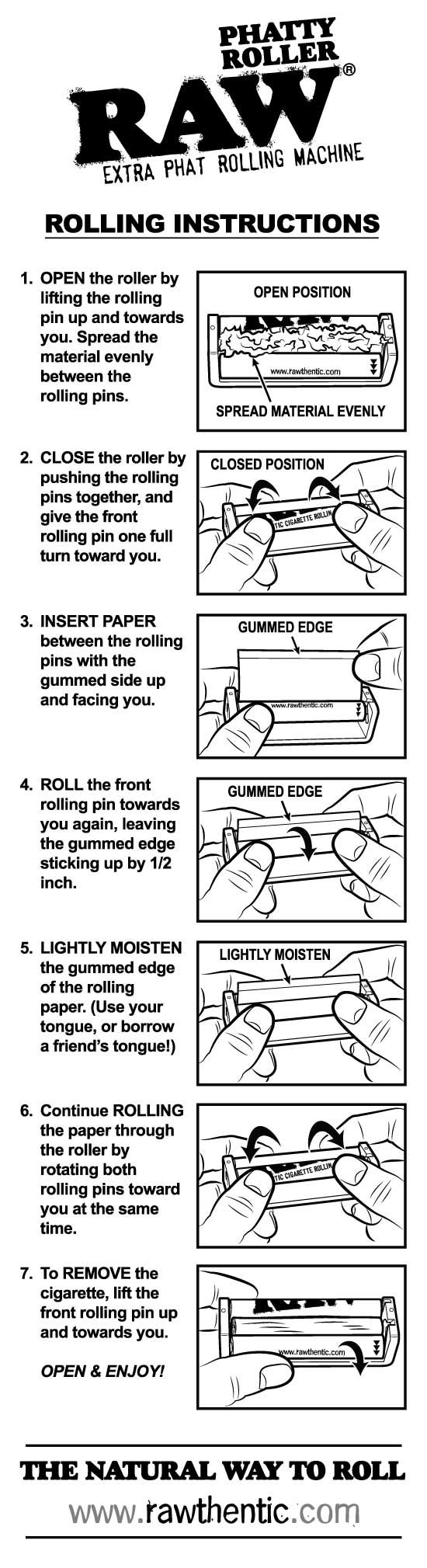 RAW | Phatty Roller Rolling Mashine (125 mm)
