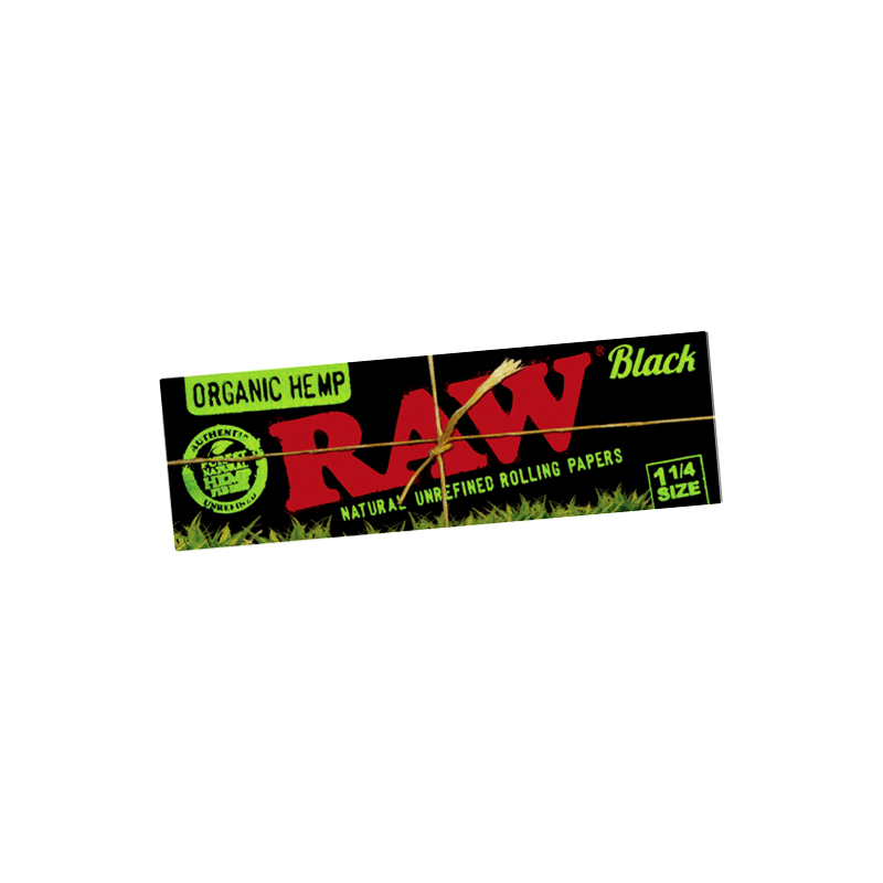 RAW | Black Organic Hemp (1 1/4)