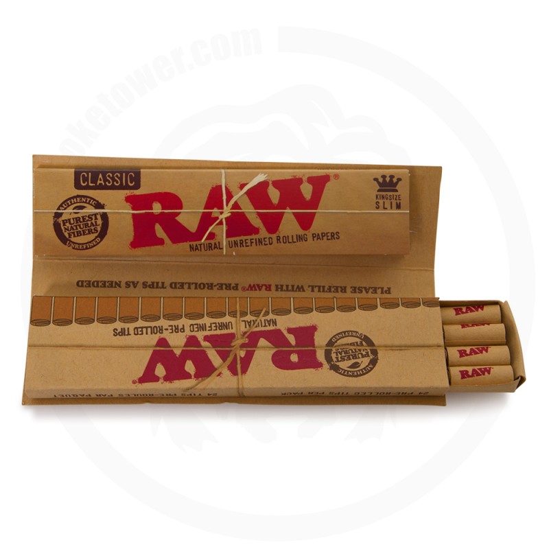 RAW | Connoisseur King-Size Slim + Pre-rolled Tips