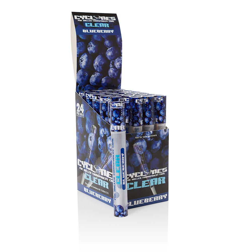 Cyclones | Clear Cones (Blueberry)