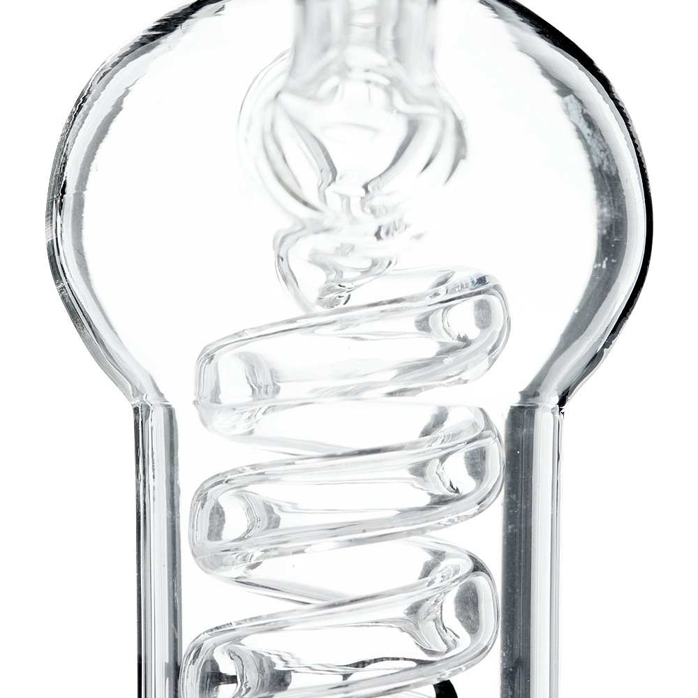 ST | Glass Bong Spiral Bubbler (22cm)