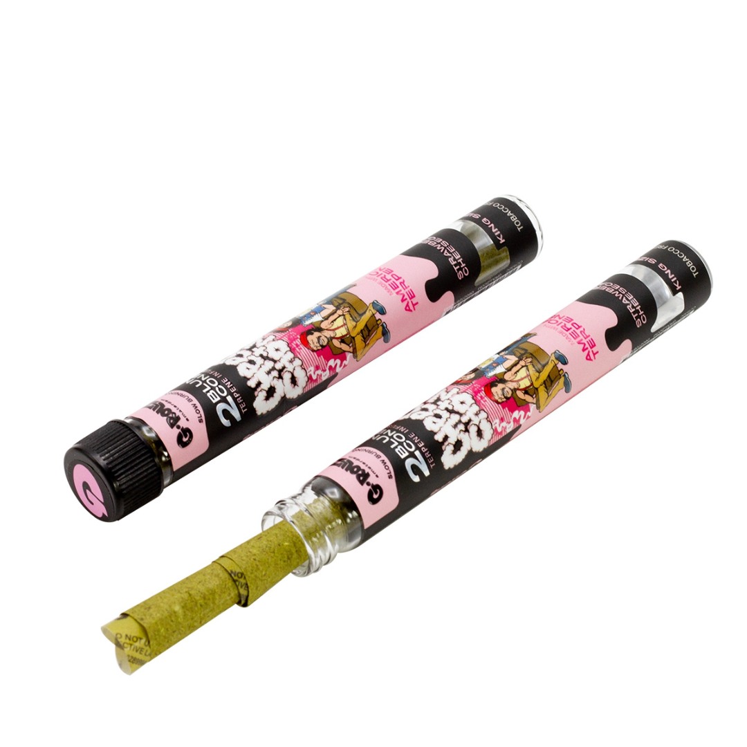 G-Rollz | Cheech & Chong 2x Terpene Infused Blunt Cones Strawberry Cheesecake