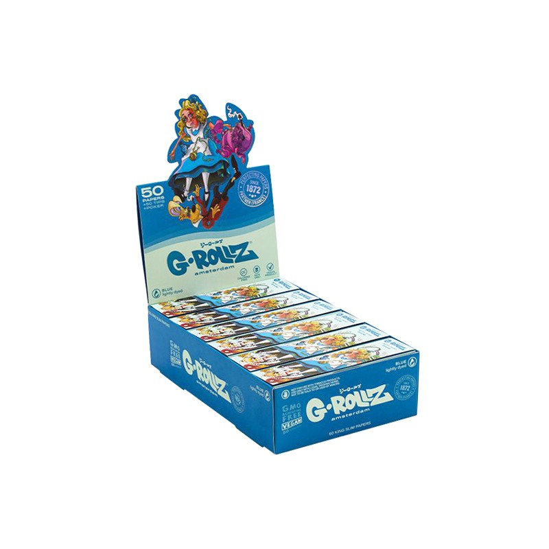 G-Rollz | Dunkees Alice Blue Paper + Tips