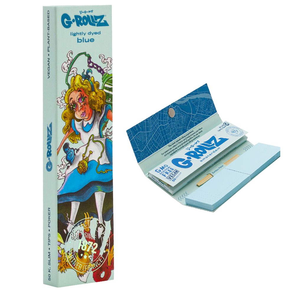G-Rollz | Dunkees Alice Blue Paper + Tips