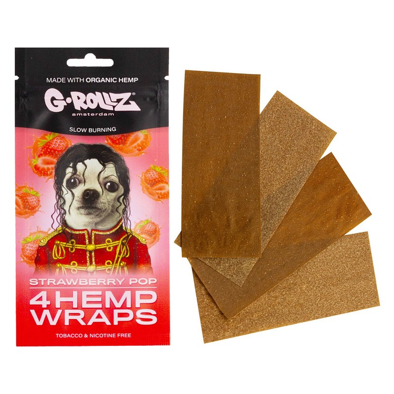G-Rollz | 4x Strawberry Flavored Hemp Wraps