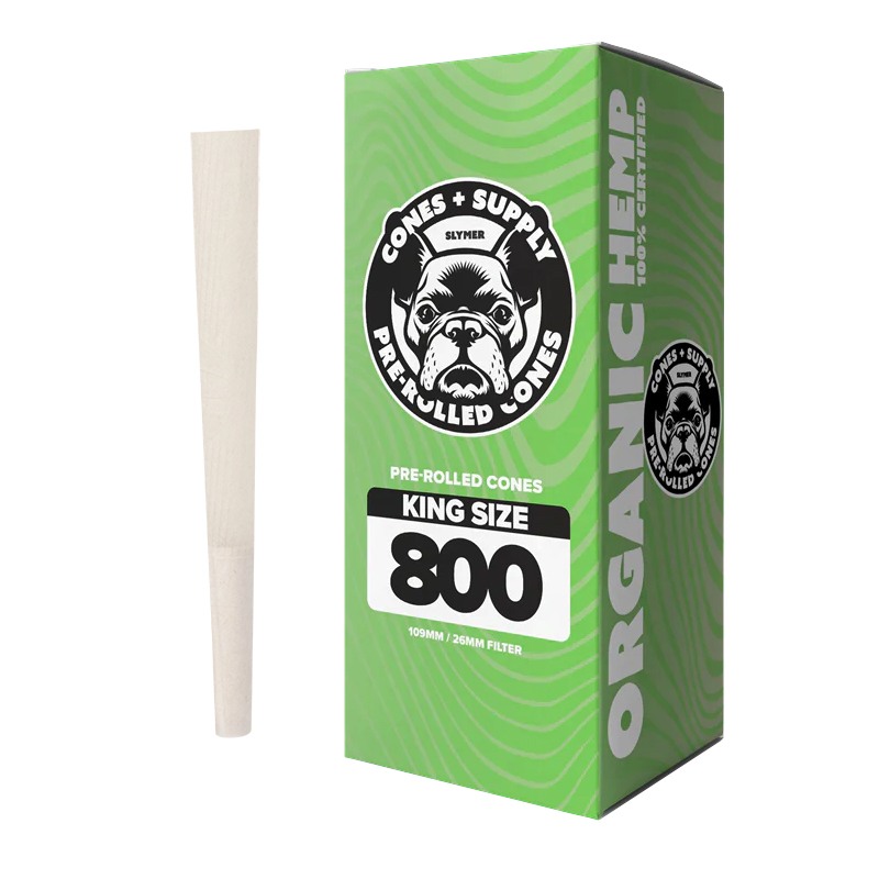 Cones Supply Bulk 109X26mm Hemp 800units