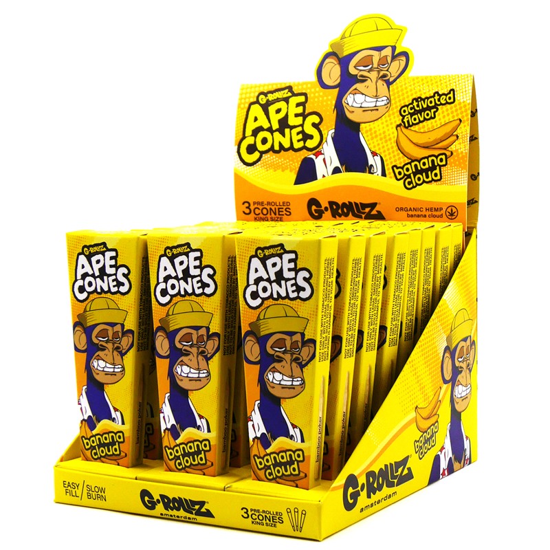 G-Rollz | Ape Cones (3-pack) | Banana Cloud