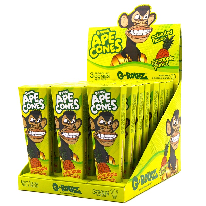 G-Rollz | Ape Cones (3-pack) | Pineapple Punch