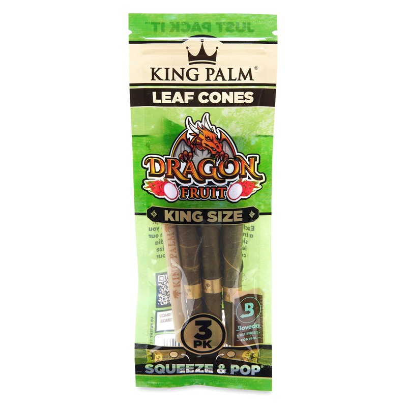 King Palm | Dragon Fruit King-Size Cones (3-pack)