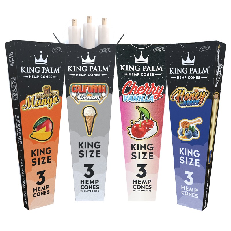 King Palm | Hemp Cones King Size (3-pack)