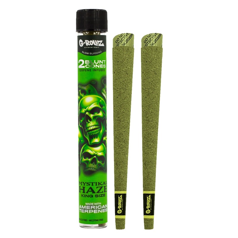 G-Rollz | Mystical Haze Terpene Infused Blunt Cones (2-pack)