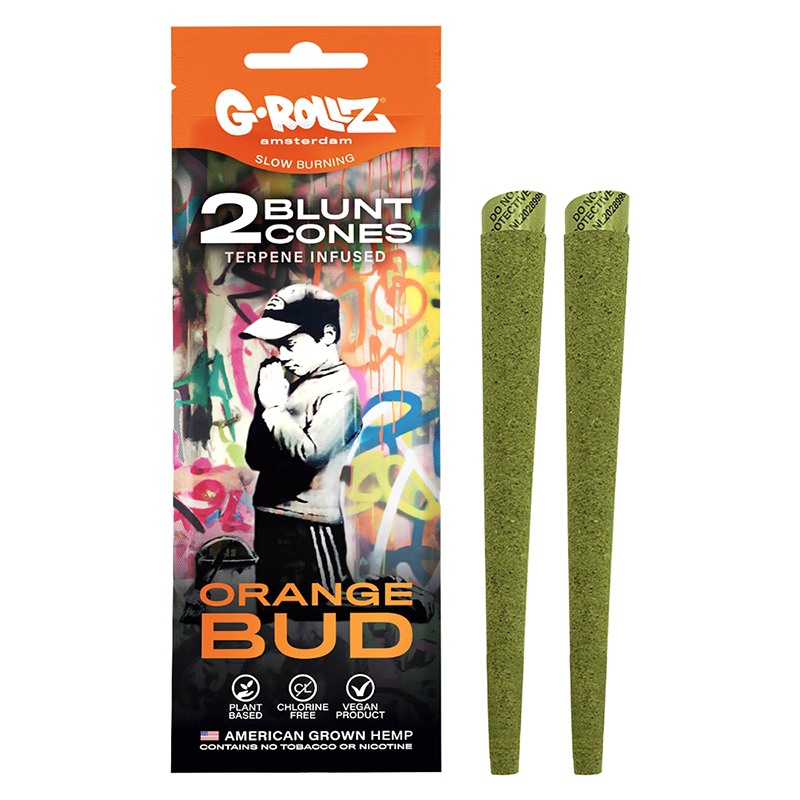 G-Rollz | Orange Bud Terpene Infused Cones (2-pack) G-Rollz | Orange Bud Terpene Infused Cones (2-pack)